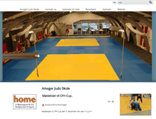 Tablet Screenshot of amagerjudo.dk
